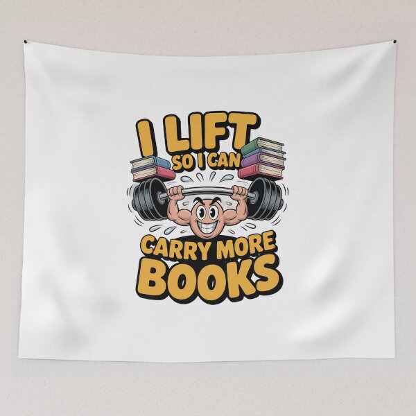 Item preview, I Lift So I Can Carry More Books designed and sold by Naitsebas.