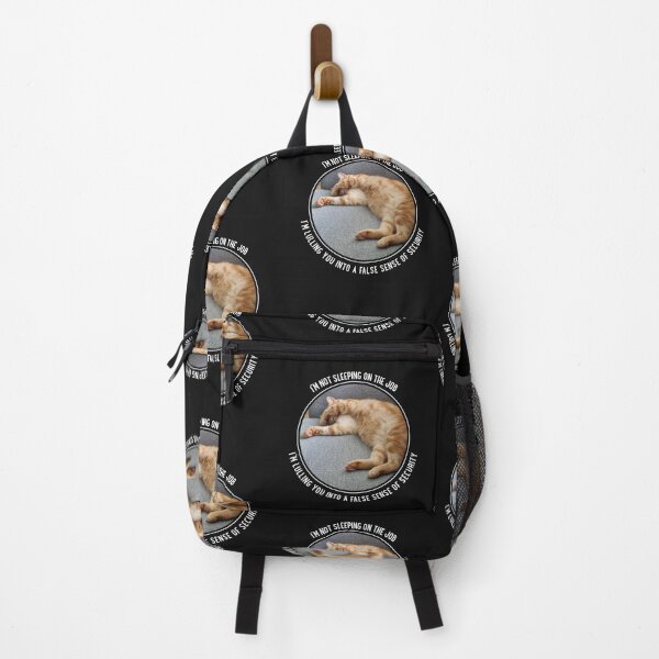 Item preview, I'm Not Sleeping on the Job Ginger Cat With Arm Over Face designed and sold by Massara6.