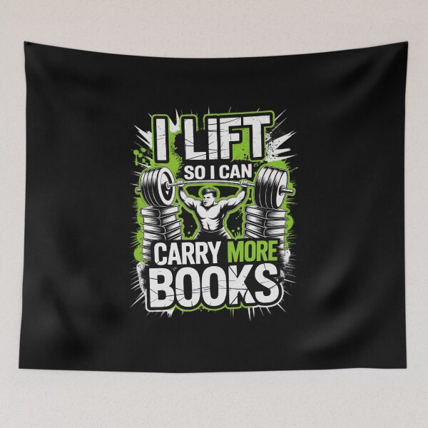 Item preview, I Lift So I Can Carry More Books designed and sold by Naitsebas.