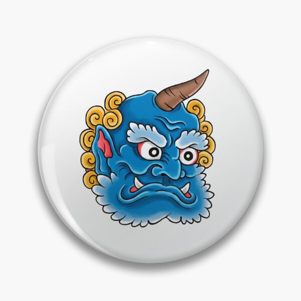 Item preview, Blue Oni - Japanese Tattoo designed and sold by Melinkarts.