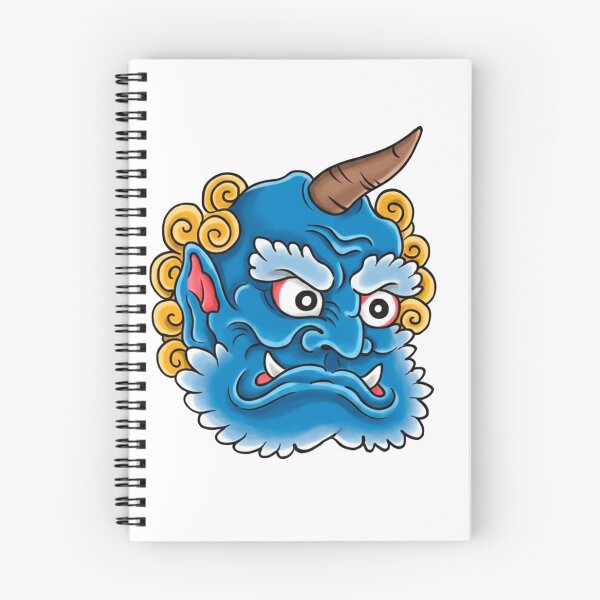 Item preview, Blue Oni - Japanese Tattoo designed and sold by Melinkarts.