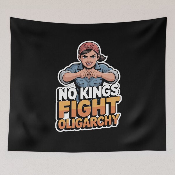 Item preview, No Kings Fight Oligarchy designed and sold by Naitsebas.