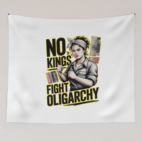 Item preview, No Kings Fight Oligarchy designed and sold by Naitsebas.