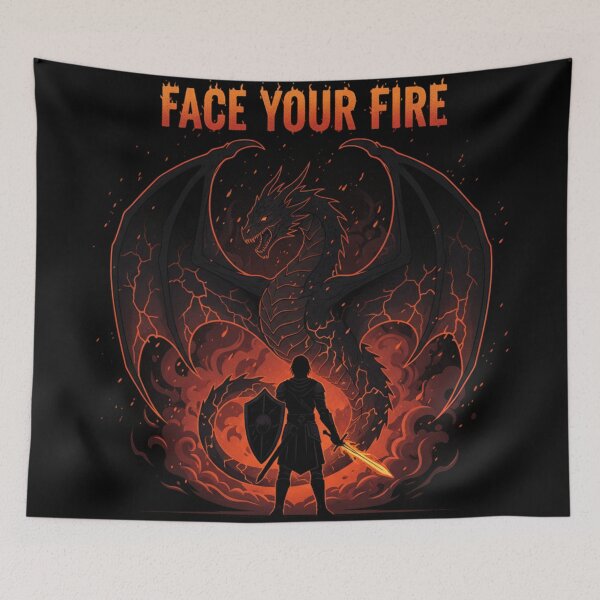 Item preview, Face Your Fire designed and sold by Oonward2021.