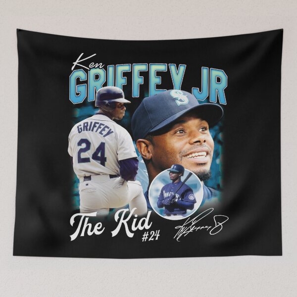 Item preview, Ken Grifey Jr 24 The Kid designed and sold by bessiekbutomeka.