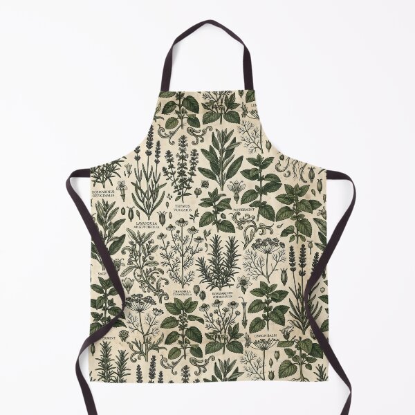 Item preview, Vintage Botanical Herb Pattern Herbs Natural History designed and sold by SplashTastic.