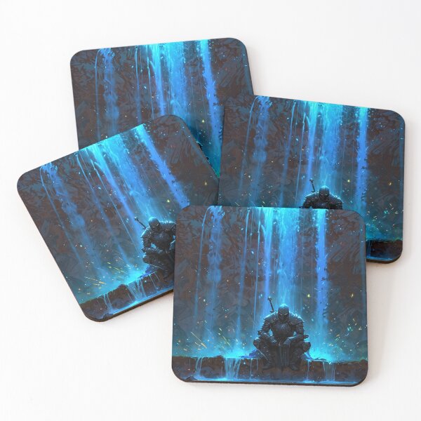 Item preview, Knight's Solitude by the Falls designed and sold by Elder's Grove Art.