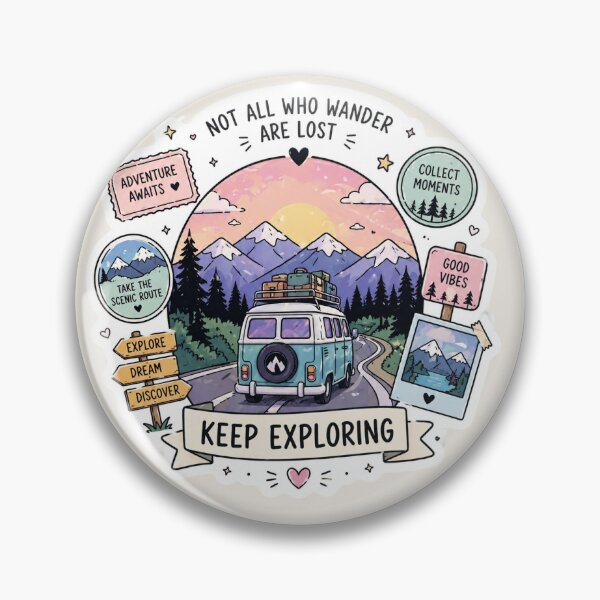 Artikelvorschau, Entdecke weiter! | Fernweh-Abenteuer-Ästhetik: Roadtrip in die Berge – Design entworfen und verkauft von Digital_products_0111.