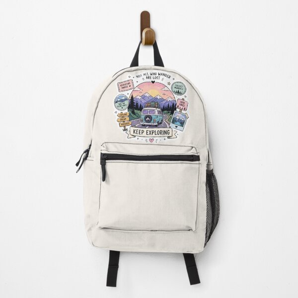 Item preview, Keep Exploring Travel Sticker ?? | Wanderlust Adventure Aesthetic Mountain Road Trip Design designed and sold by Digital_products_0111.