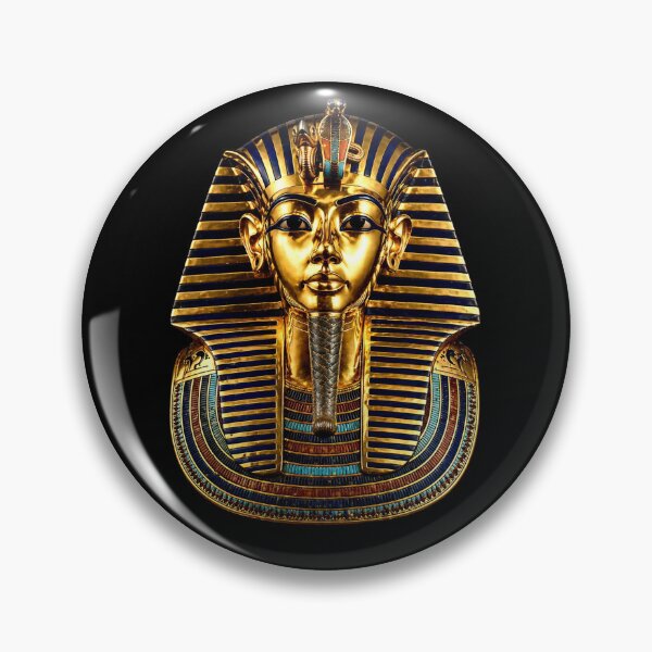 Item preview, Golden Mask of King Tutankhamun - Ancient Egyptian Pharaoh designed and sold by Myra365Art.