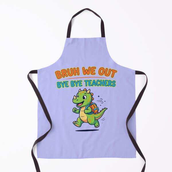 Item preview, Funny Dinosaur Bruh We Out Bye Bye Teachers Kids Last Day School designed and sold by Im-Ara.