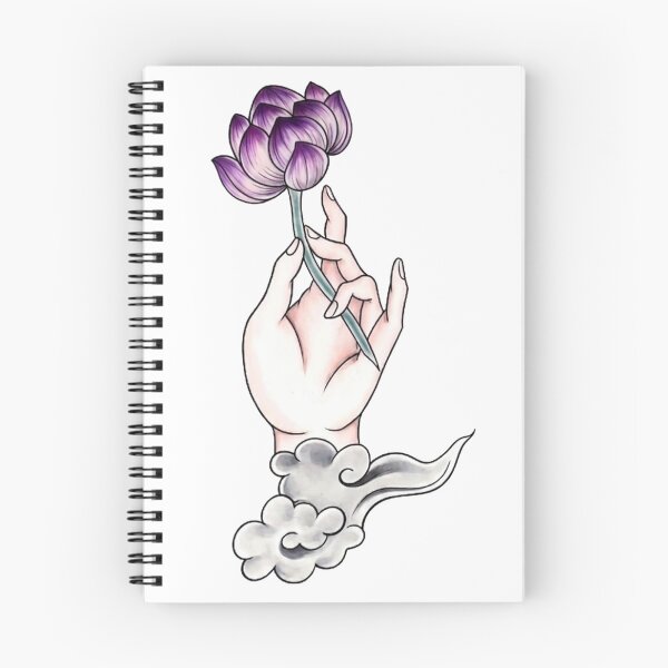 Item preview, Hand with Lotus - Japanese Tattoo designed and sold by Melinkarts.