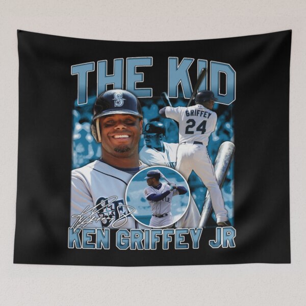 Item preview, Ken Grifey Jr 24 The Kid designed and sold by bessiekbutomeka.