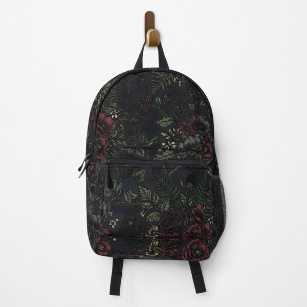 Item preview, Dark Cottagecore Floral Pattern Dark Floral Moody Nature designed and sold by SplashTastic.