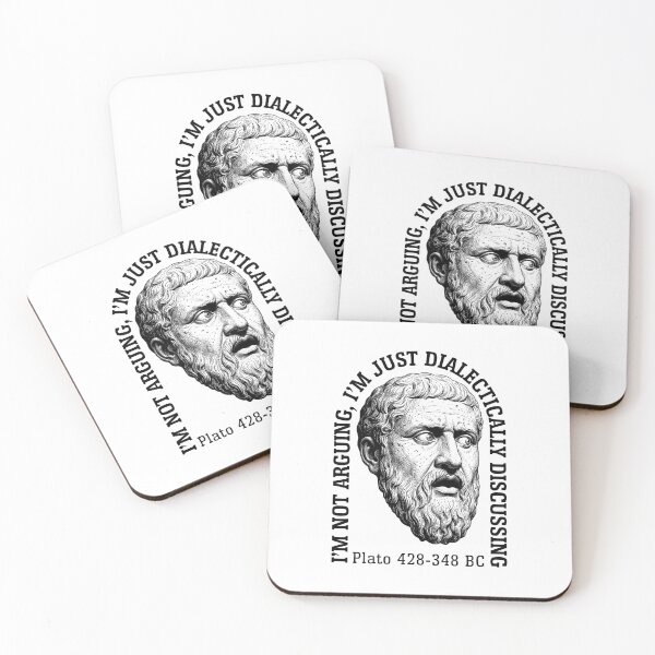 Item preview, Funny Philosophy Plato Quote Not Arguing Discussing designed and sold by GrandeDuc.