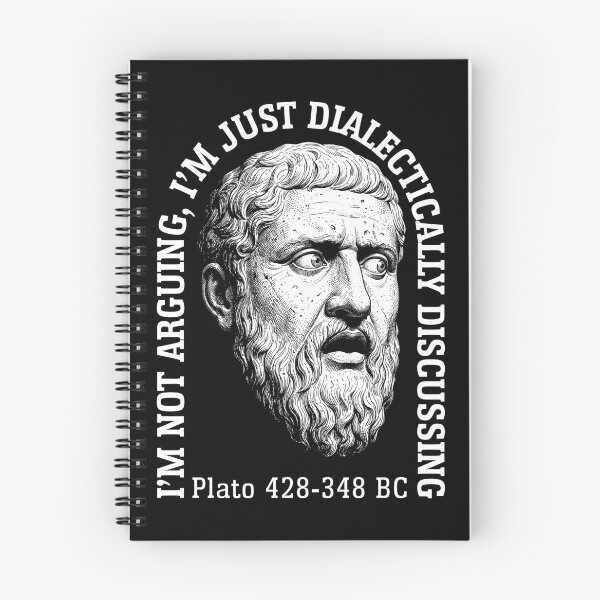 Item preview, Funny Philosophy Plato Quote Not Arguing Discussing designed and sold by GrandeDuc.
