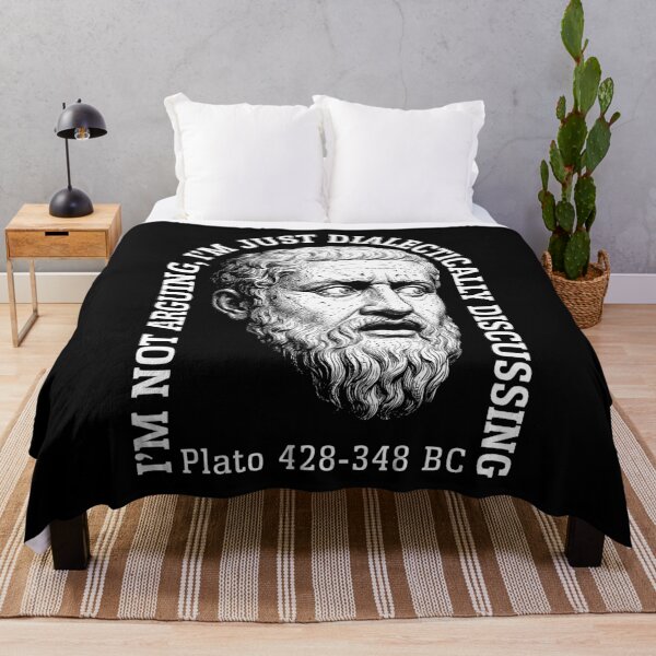 Item preview, Funny Philosophy Plato Quote Not Arguing Discussing designed and sold by GrandeDuc.