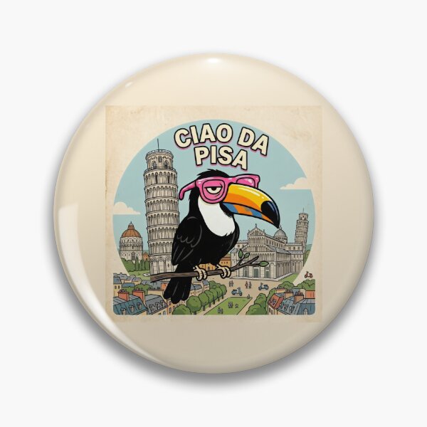 Item preview, Ciao Da Pisa Toucan Italy Travel Souvenir designed and sold by SplashTastic.