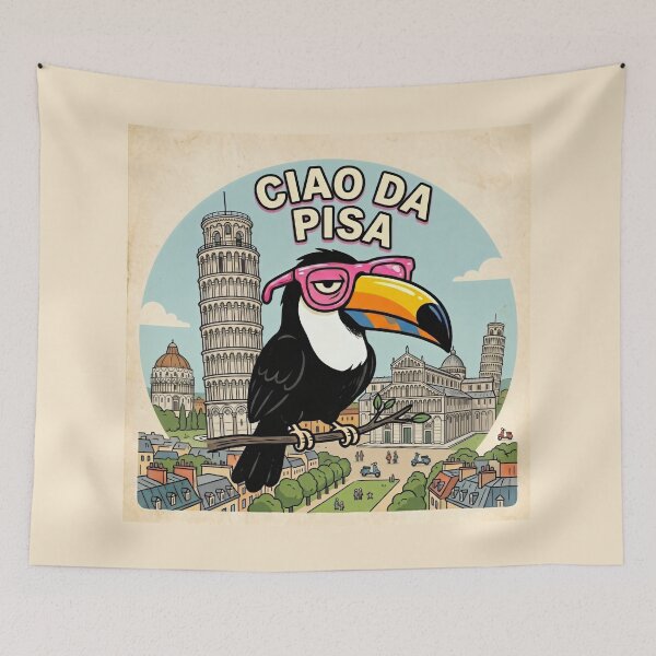 Item preview, Ciao Da Pisa Toucan Italy Travel Souvenir designed and sold by SplashTastic.