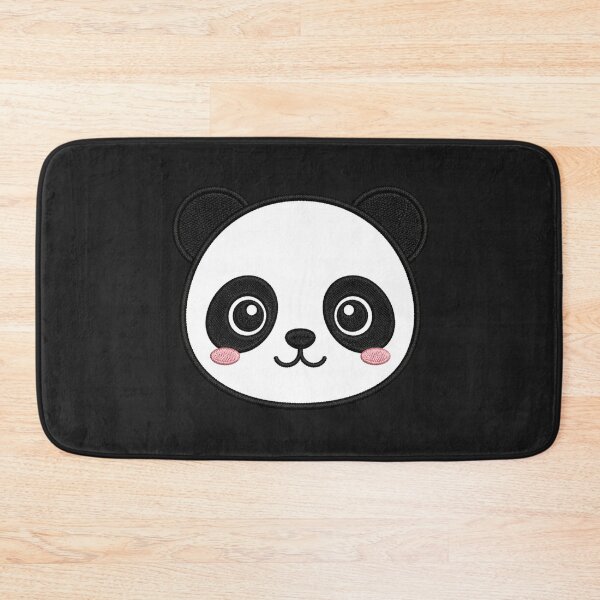 Item preview, Cute Panda Face | Minimal Embroidery Style Kawaii Design designed and sold by ColorSplash123.
