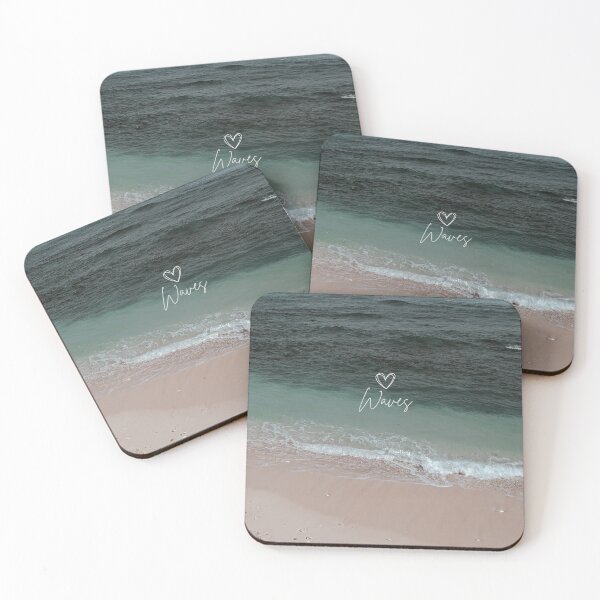 Item preview, Waves Aesthetic Beach Quote Design | Minimal Ocean Calm Typography Art designed and sold by NA-art725.