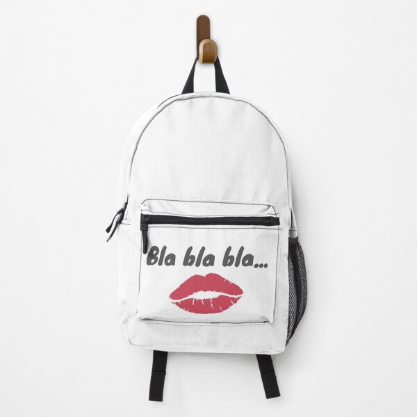 Item preview, Funny Bla Bla Bla Shirt Red Lips Sarcasm Tee Minimalist Humor Design designed and sold by NeO² Studio.