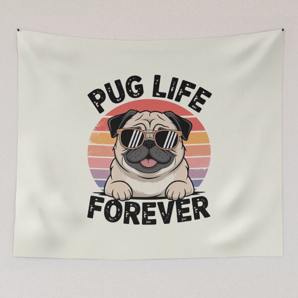Item preview, Pug Life Forever: The Trendy Pug designed and sold by FrenchTouch77.