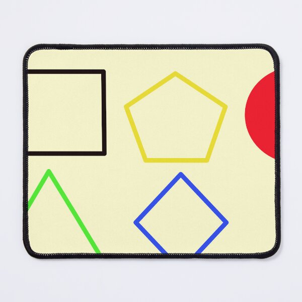 Item preview, Geometric Shapes Primary Colors Educational Classroom Art designed and sold by tineldesign.