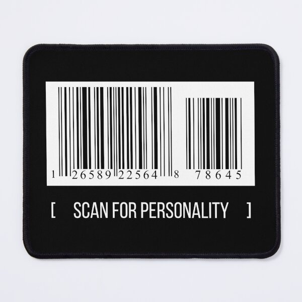 Item preview, Scan for Personality Barcode T-Shirt | Funny Existential Humor Tee | Minimalist Streetwear Graphic designed and sold by ThreadTheory976.