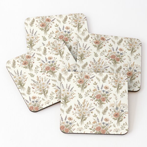 Item preview, Farmhouse Wildflower Pattern Shabby Chic Country Floral designed and sold by SplashTastic.