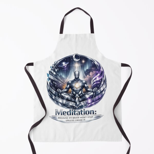 Item preview, Meditation Because My Brain Won't Stop Unless I Make It designed and sold by WeirdlyFitCo.
