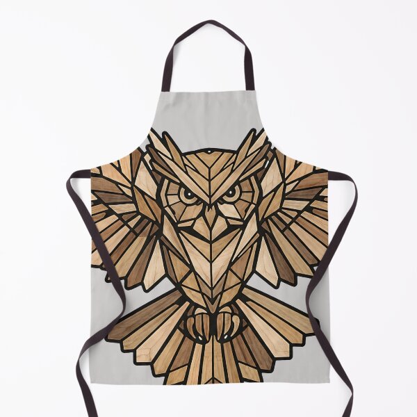Item preview, Owl Geometric Wood Texture Design designed and sold by Underdott.