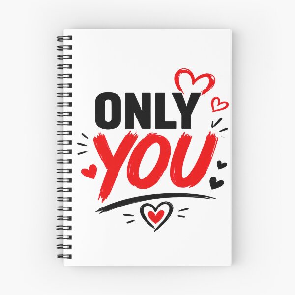 Item preview, Only You Romantic Typography – Bold Love Quote Gift Design designed and sold by Lovestickerco.