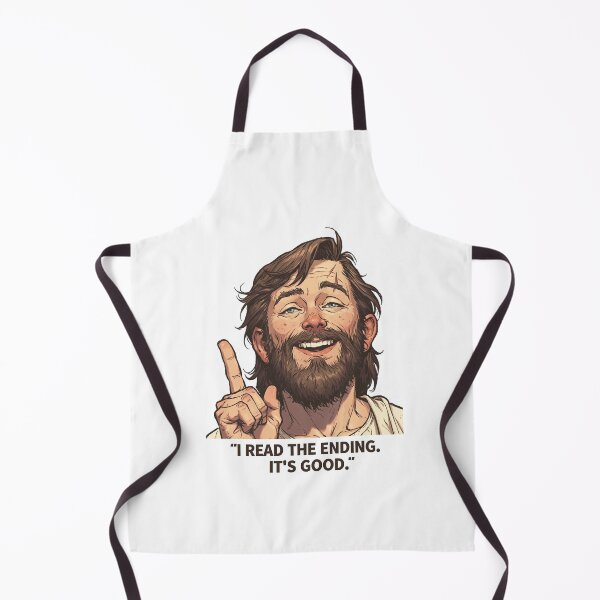 Item preview, I Read The Ending Its Good Smiling Jesus Meme designed and sold by Piotrek0001.