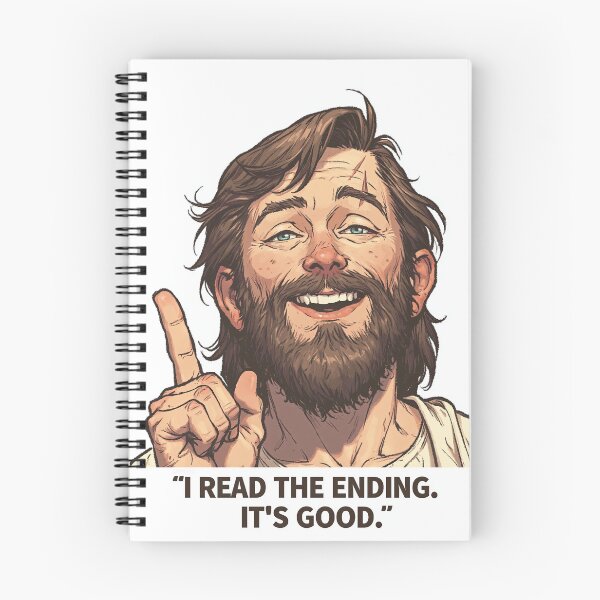 Item preview, I Read The Ending Its Good Smiling Jesus Meme designed and sold by Piotrek0001.