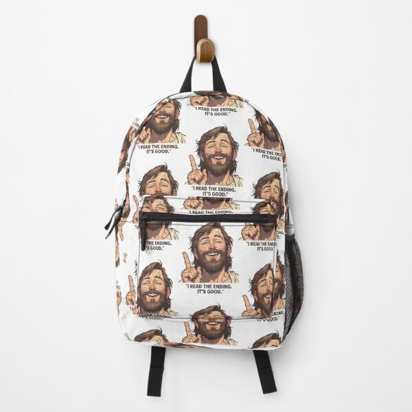 Item preview, I Read The Ending Its Good Smiling Jesus Meme designed and sold by Piotrek0001.