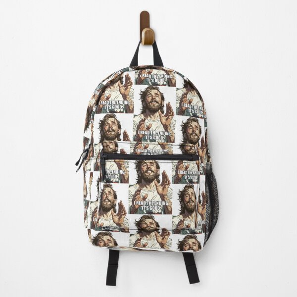 Item preview, I Read The Ending Its Good Red Background Jesus designed and sold by Piotrek0001.