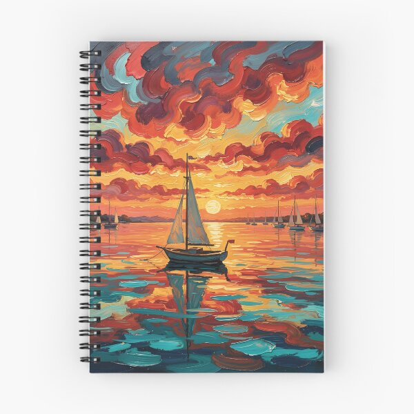 Item preview, Burning Sky, Silent Sail designed and sold by Random Designs.