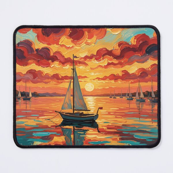 Item preview, Burning Sky, Silent Sail designed and sold by Random Designs.