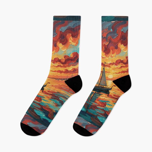 Item preview, Burning Sky, Silent Sail designed and sold by Random Designs.