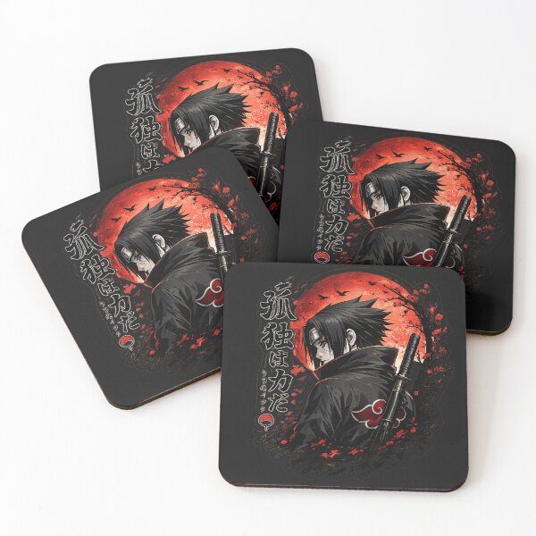 Item preview, Lone Shinobi – Dark Anime Warrior Aesthetic Sticker designed and sold by prashant-sahu.