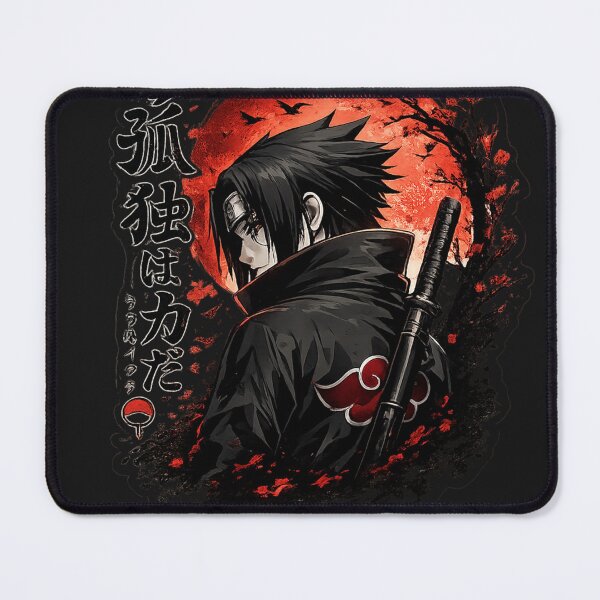 Item preview, Lone Shinobi – Dark Anime Warrior Aesthetic Sticker designed and sold by prashant-sahu.