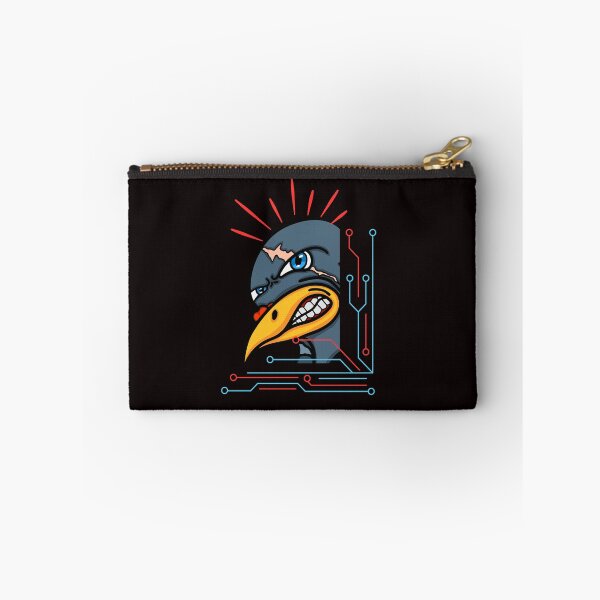 Item preview, Cyber Raven Rage – Tech Glitch Bird Design designed and sold by Tadeusz1.