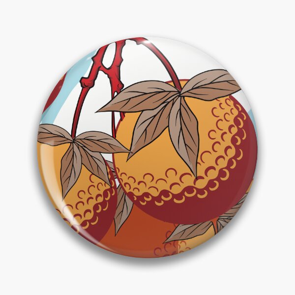 Item preview, Golf Persimmon - Whimsical Golf Art designed and sold by GolfCorner.