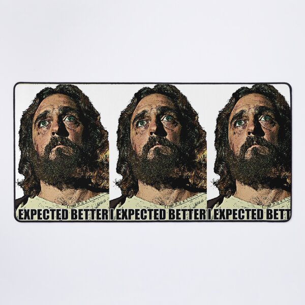 Item preview, I Expected Better Jesus Dark Background Pointing designed and sold by Piotrek0001.