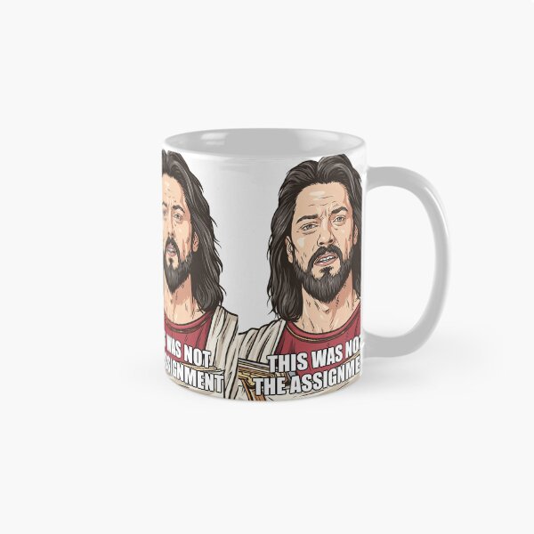 Item preview, This Was Not The Assignment Jesus Pointing Up designed and sold by Piotrek0001.