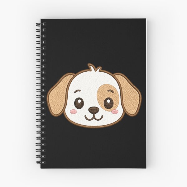 Item preview, Cute Puppy Face | Minimal Embroidery Style Kawaii Design designed and sold by ColorSplash123.