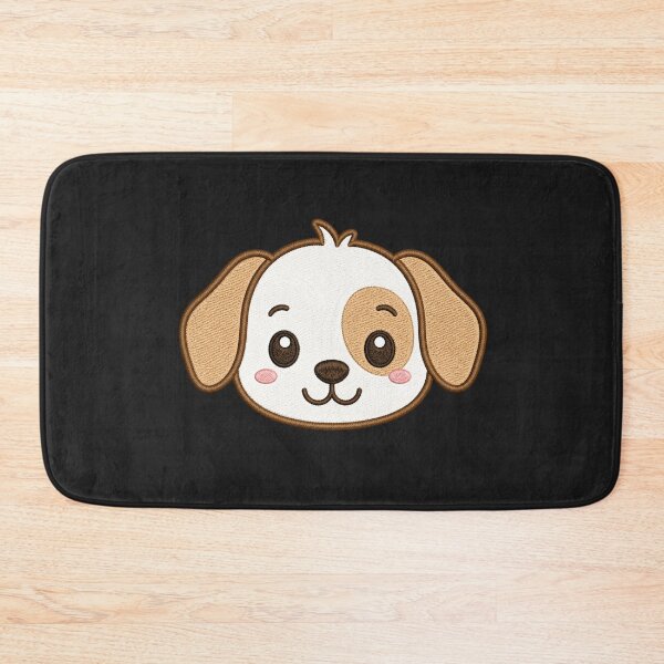 Item preview, Cute Puppy Face | Minimal Embroidery Style Kawaii Design designed and sold by ColorSplash123.
