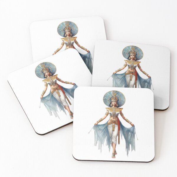Item preview, Ancient Egyptian Goddess Mythology Divine Feminine Illustration designed and sold by LunaPixelStudio.