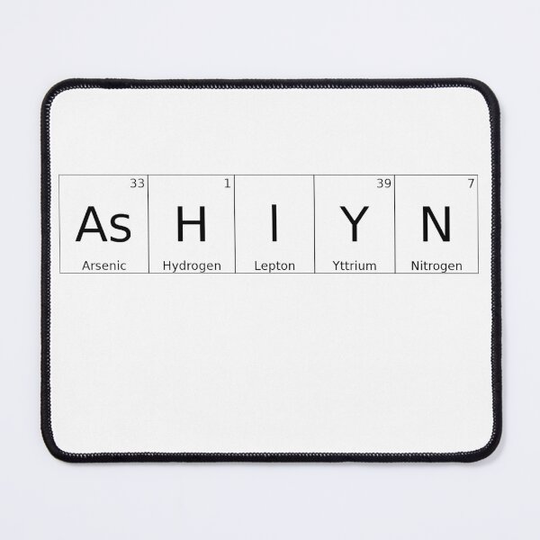 Item preview, ASHLYN - ✨ ELEMENTS & PARTICLES NAME SERIES ✨- for lighter background designed and sold by WheelieGdArt.